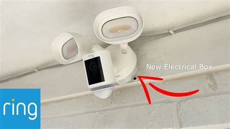 ring floodlight junction box size|plug in floodlight cam installation.